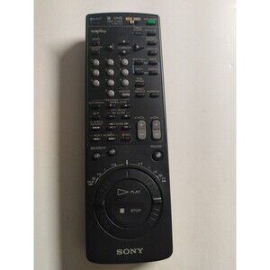 Sony RMT-V140A VCR/TV Wireless Remote Control - Tested & Works